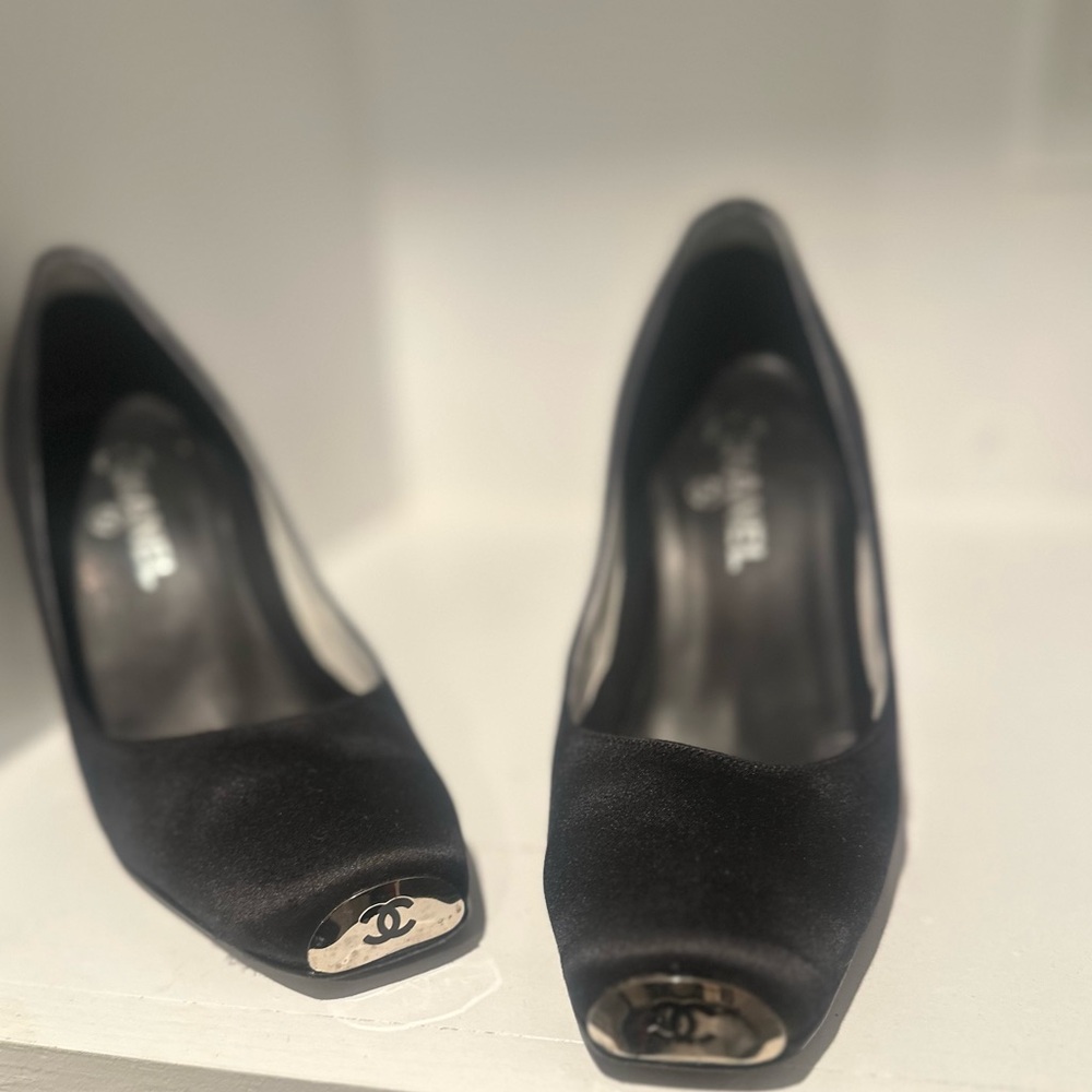 Chanel Satin Pumps